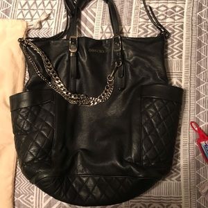 Jimmy Choo large biker bag with dust bag